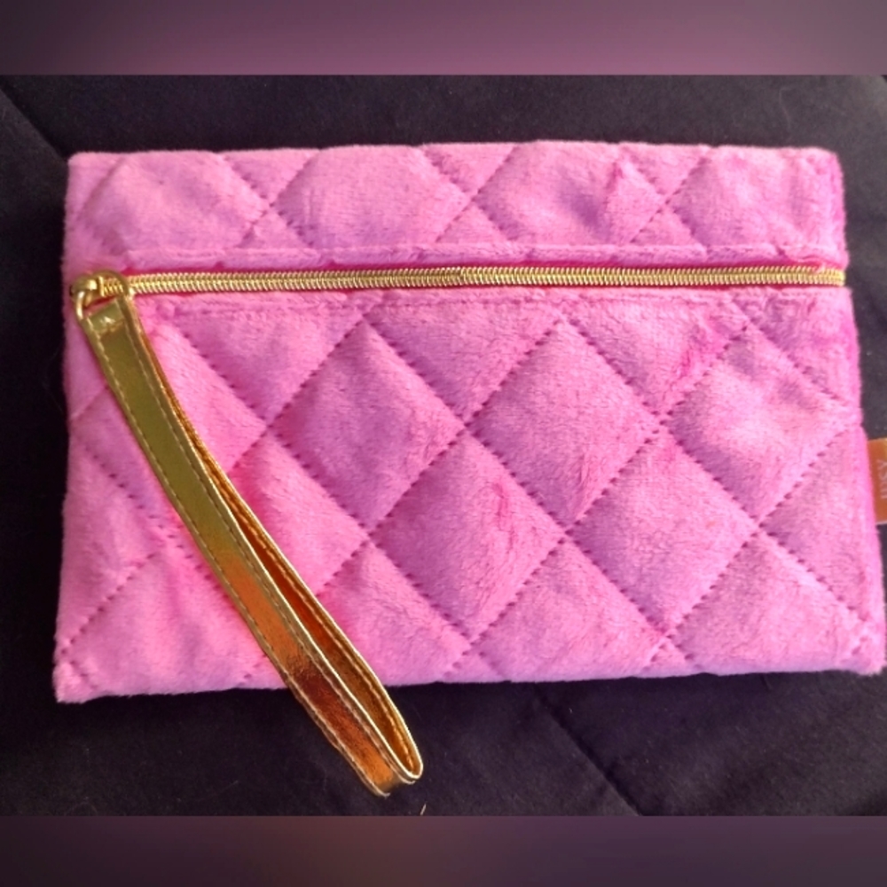 Pink makeup bag